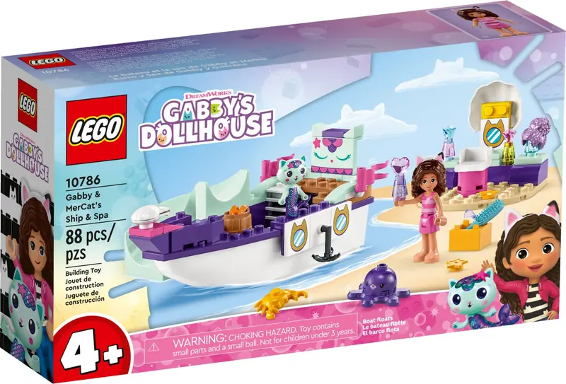 LEGO 10786 Statek i spa Gabi i Syrenkotki zdjęcie 2
