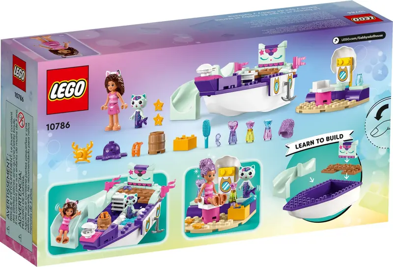 LEGO 10786 Statek i spa Gabi i Syrenkotki zdjęcie 6
