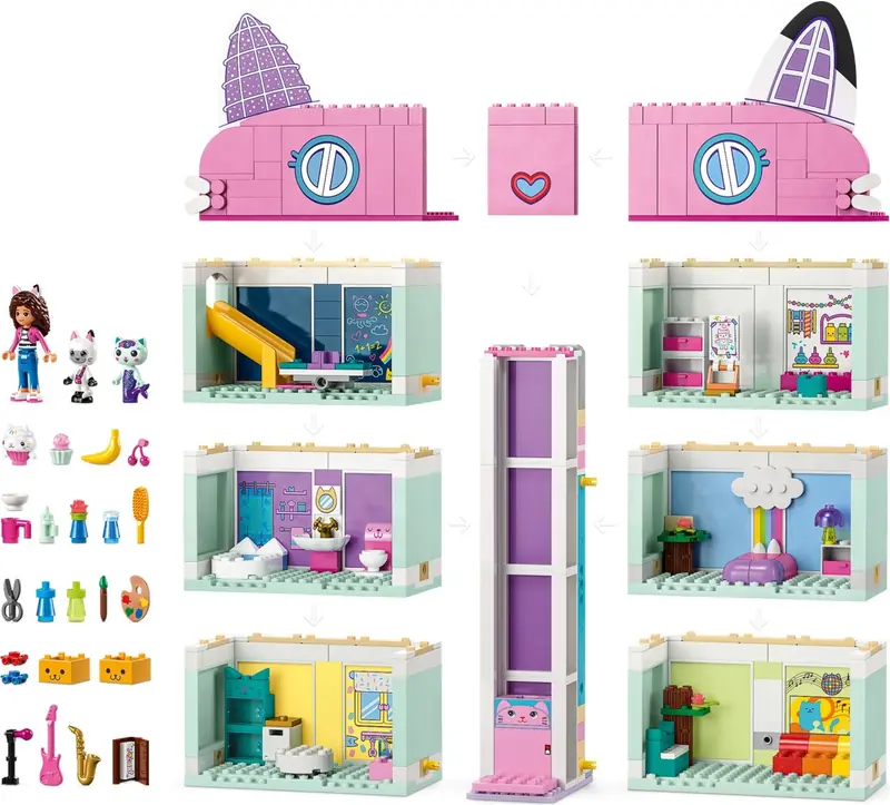 LEGO 10788 Koci domek Gabi zdjęcie 3