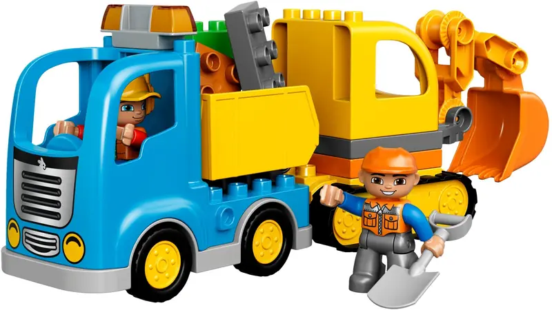 LEGO 10812 Ciężarówka i koparka gąsienicowa zdjęcie 3