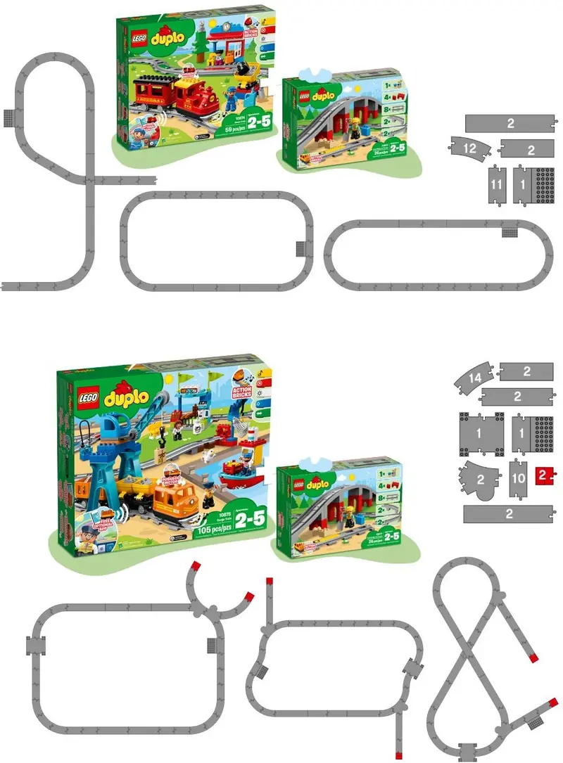 LEGO 10872 Tory kolejowe i wiadukt zdjęcie 4