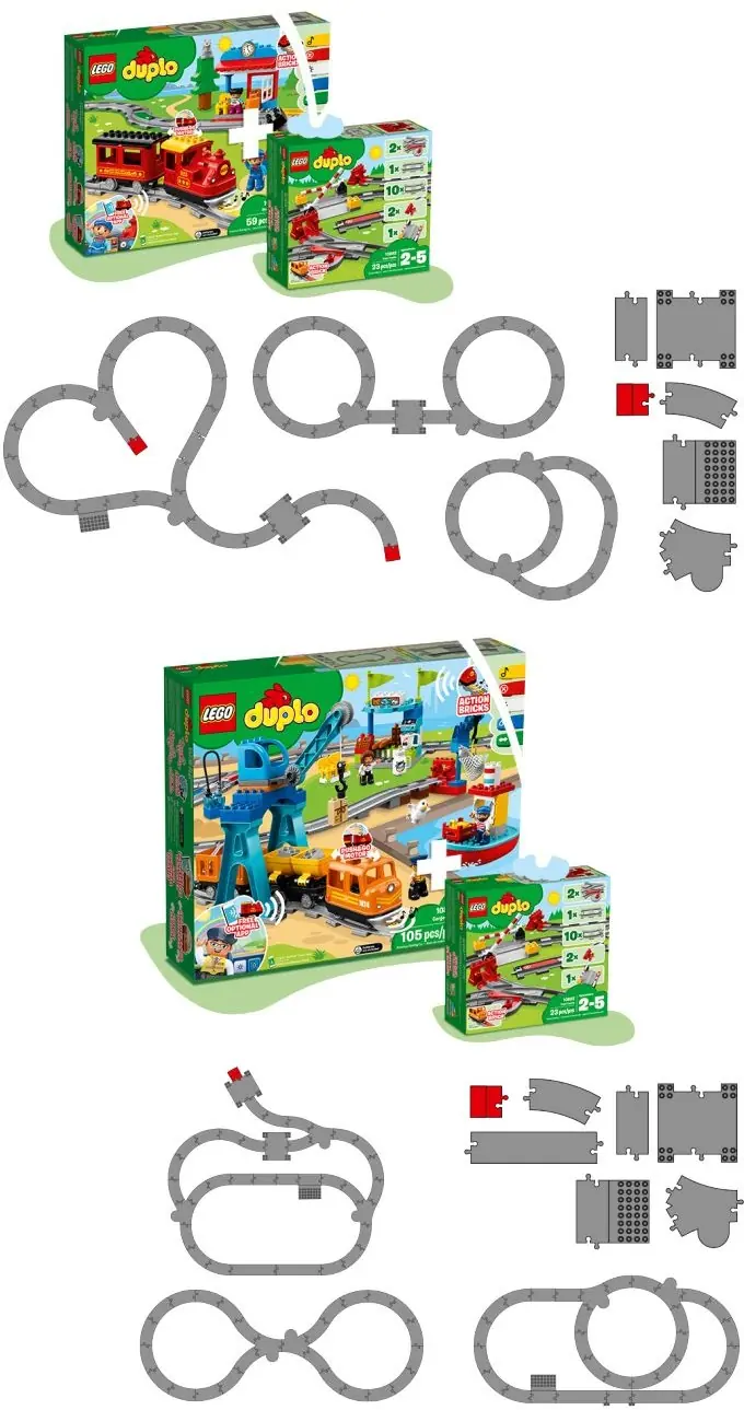 LEGO 10882 Tory kolejowe zdjęcie 4