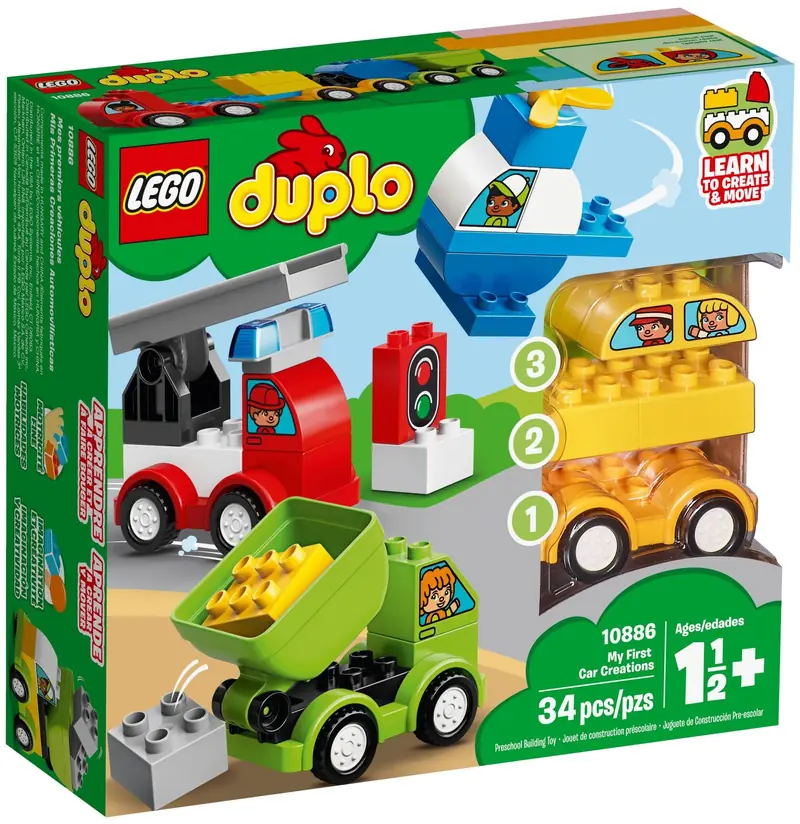LEGO 10886 Moje pierwsze samochodziki zdjęcie 2