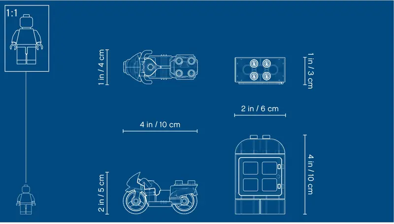 LEGO 10900 Motocykl policyjny zdjęcie 6