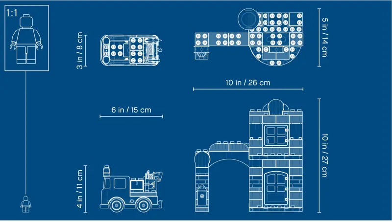 LEGO 10903 Remiza strażacka zdjęcie 6
