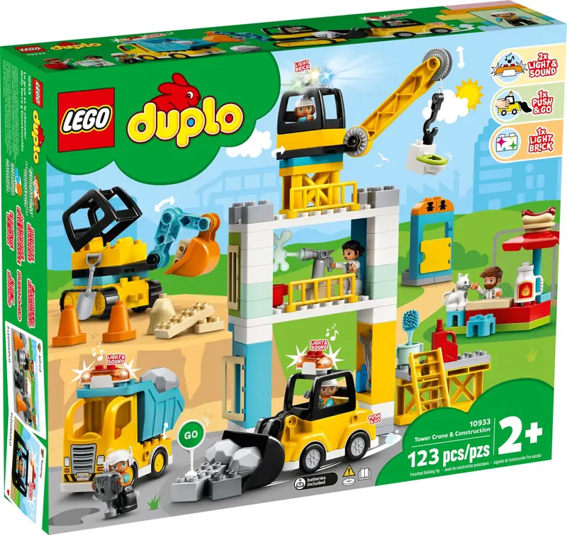 LEGO 10933 Żuraw wieżowy i budowa zdjęcie 2