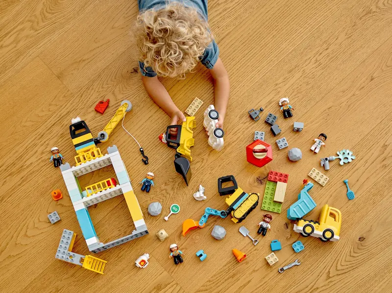 LEGO 10933 Żuraw wieżowy i budowa zdjęcie 8