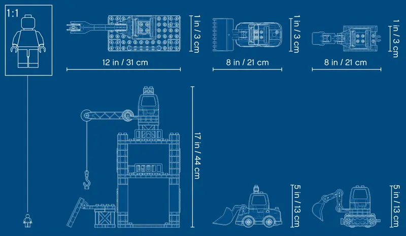 LEGO 10933 Żuraw wieżowy i budowa zdjęcie 11
