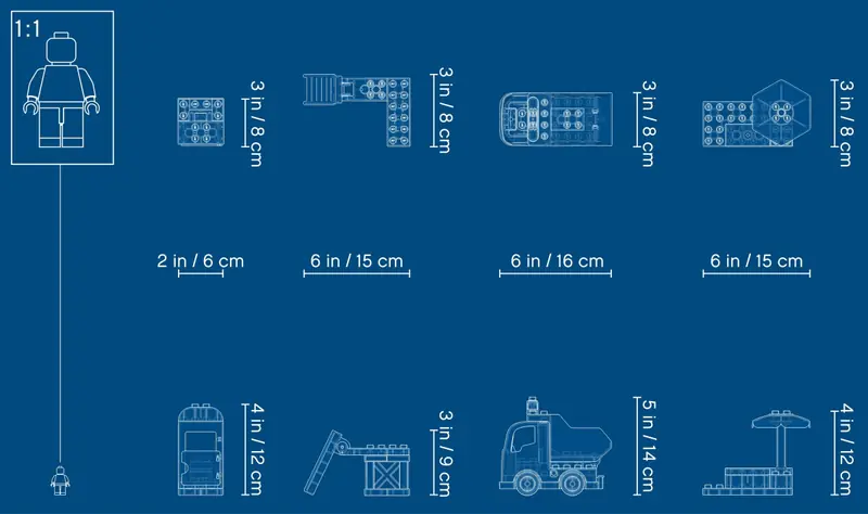 LEGO 10933 Żuraw wieżowy i budowa zdjęcie 12
