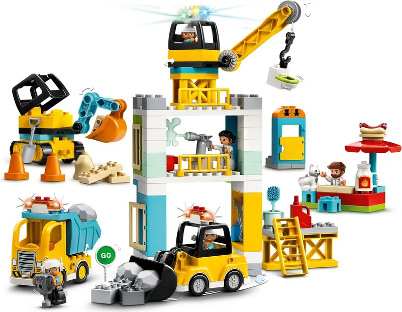 LEGO 10933 Żuraw wieżowy i budowa zdjęcie 4