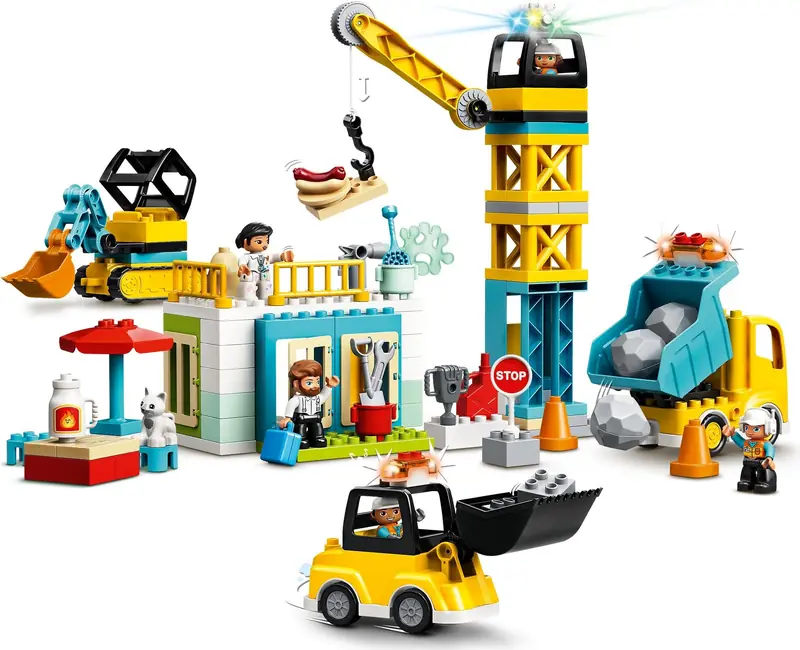 LEGO 10933 Żuraw wieżowy i budowa zdjęcie 5