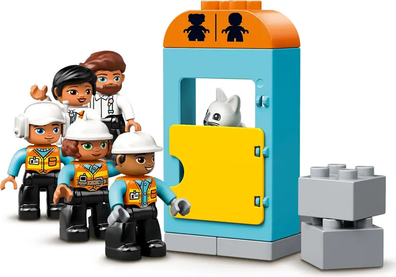 LEGO 10933 Żuraw wieżowy i budowa zdjęcie 6