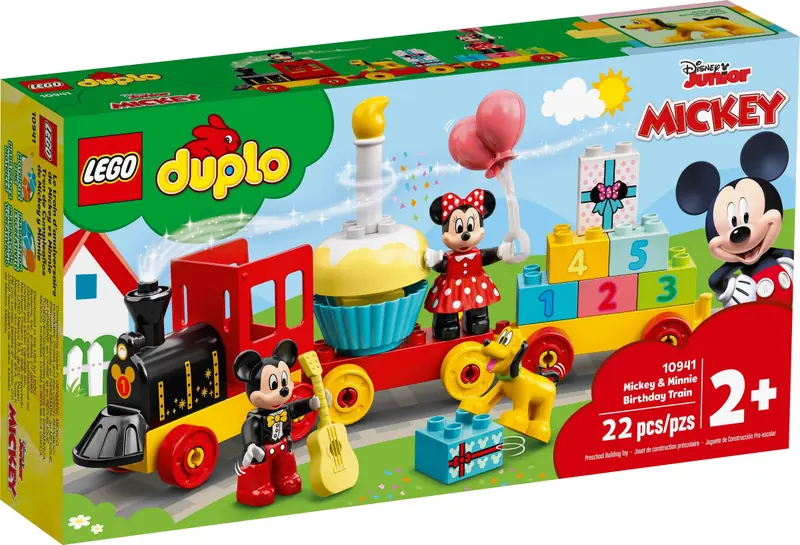 LEGO 10941 Urodzinowy pociąg myszek Miki i Minnie zdjęcie 2