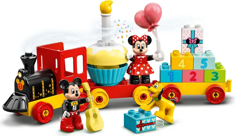 LEGO 10941 Urodzinowy pociąg myszek Miki i Minnie zdjęcie 3