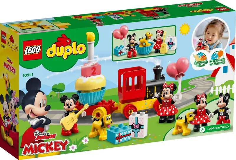LEGO 10941 Urodzinowy pociąg myszek Miki i Minnie zdjęcie 7