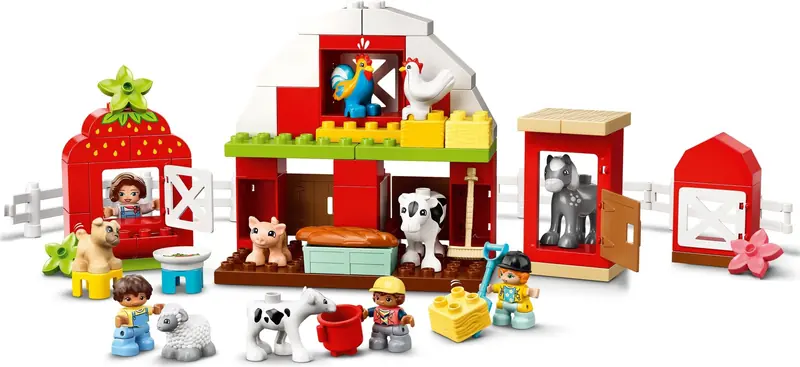 LEGO 10952 Stodoła, traktor i zwierzęta gospodarskie zdjęcie 4