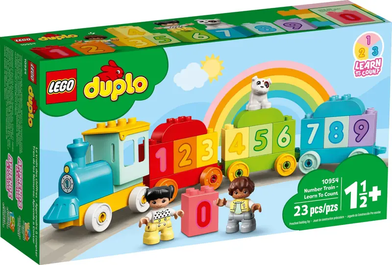 LEGO 10954 Pociąg z cyferkami - nauka liczenia zdjęcie 2