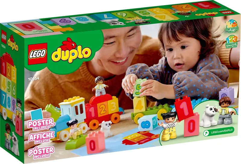 LEGO 10954 Pociąg z cyferkami - nauka liczenia zdjęcie 7