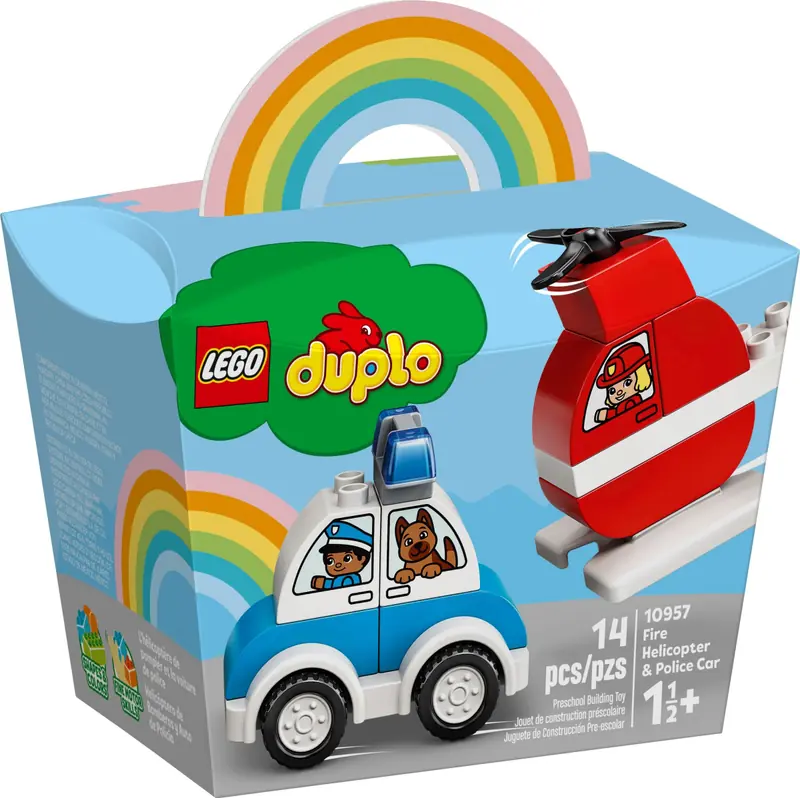 LEGO 10957 Helikopter strażacki i radiowóz zdjęcie 2