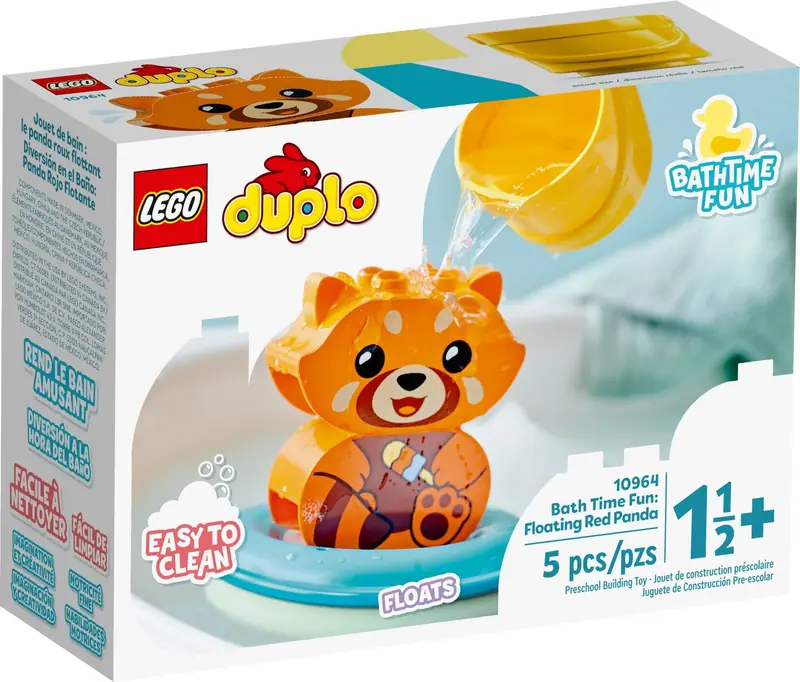 LEGO 10964 Zabawa w kąpieli: pływająca czerwona panda zdjęcie 2