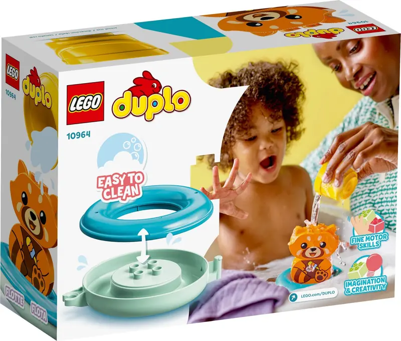 LEGO 10964 Zabawa w kąpieli: pływająca czerwona panda zdjęcie 5