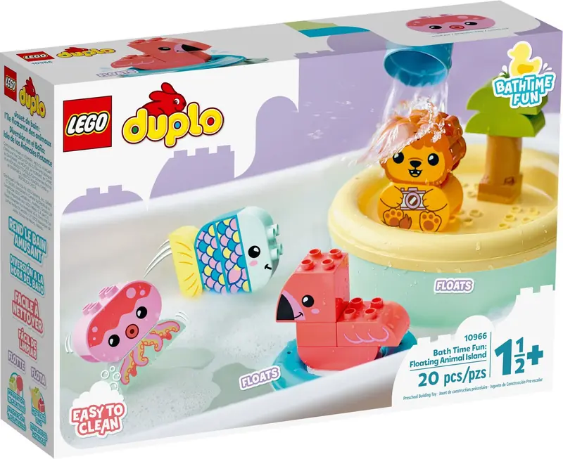LEGO 10966 Zabawa w kąpieli: pływająca wyspa ze zwierzątkami zdjęcie 5