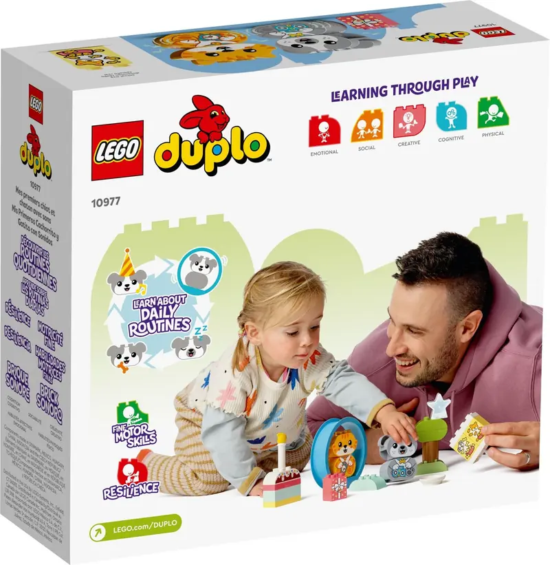 LEGO 10977 Mój pierwszy szczeniak i kotek z odgłosami zdjęcie 5