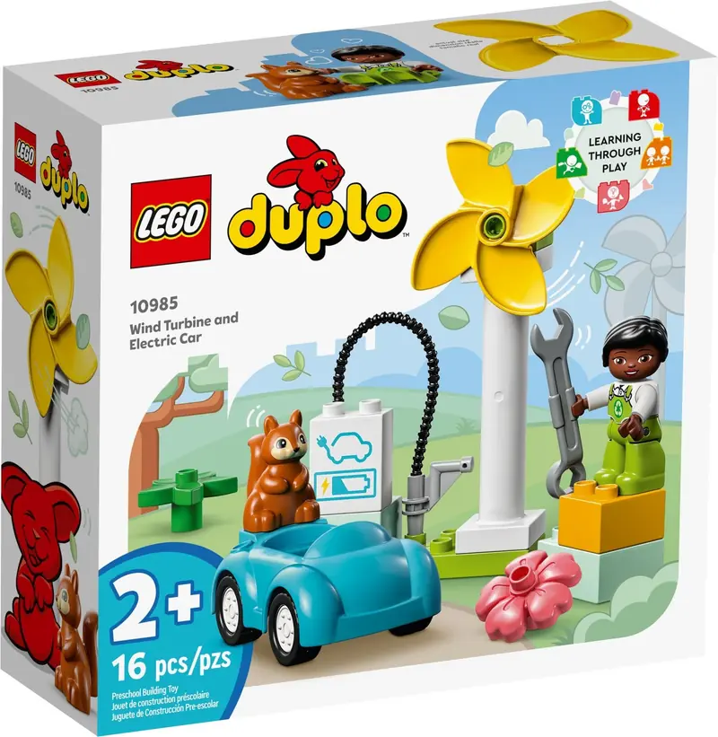 LEGO 10985 Turbina wiatrowa i samochód elektryczny zdjęcie 2