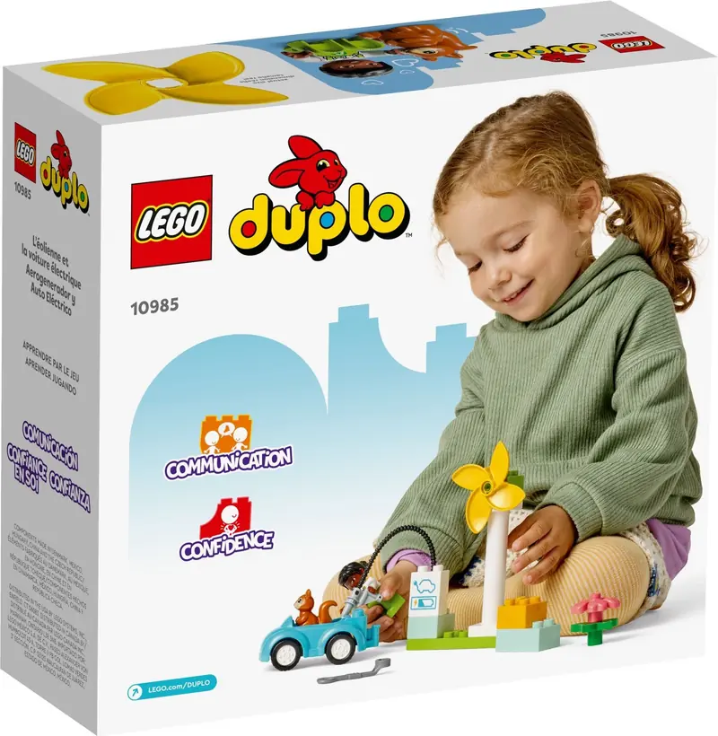 LEGO 10985 Turbina wiatrowa i samochód elektryczny zdjęcie 5