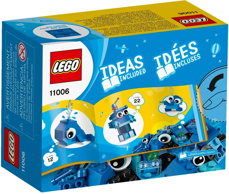 LEGO 11006 Niebieskie klocki kreatywne zdjęcie 5