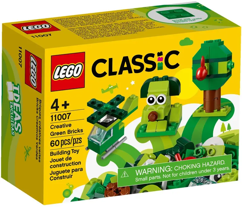 LEGO 11007 Zielone klocki kreatywne zdjęcie 2