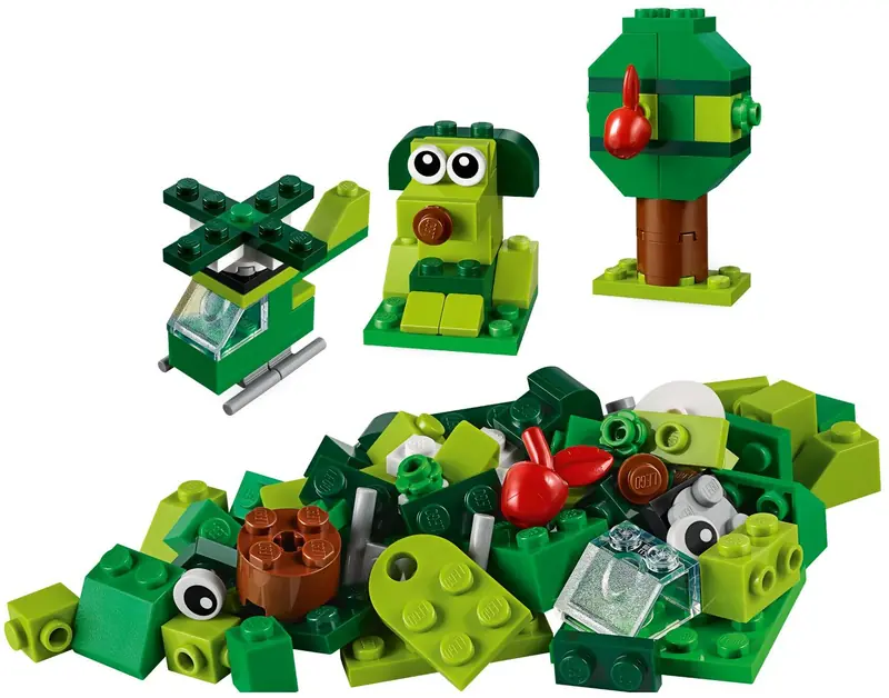 LEGO 11007 Zielone klocki kreatywne zdjęcie 3