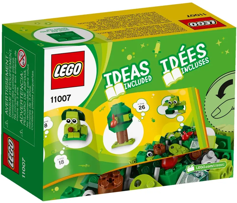 LEGO 11007 Zielone klocki kreatywne zdjęcie 5