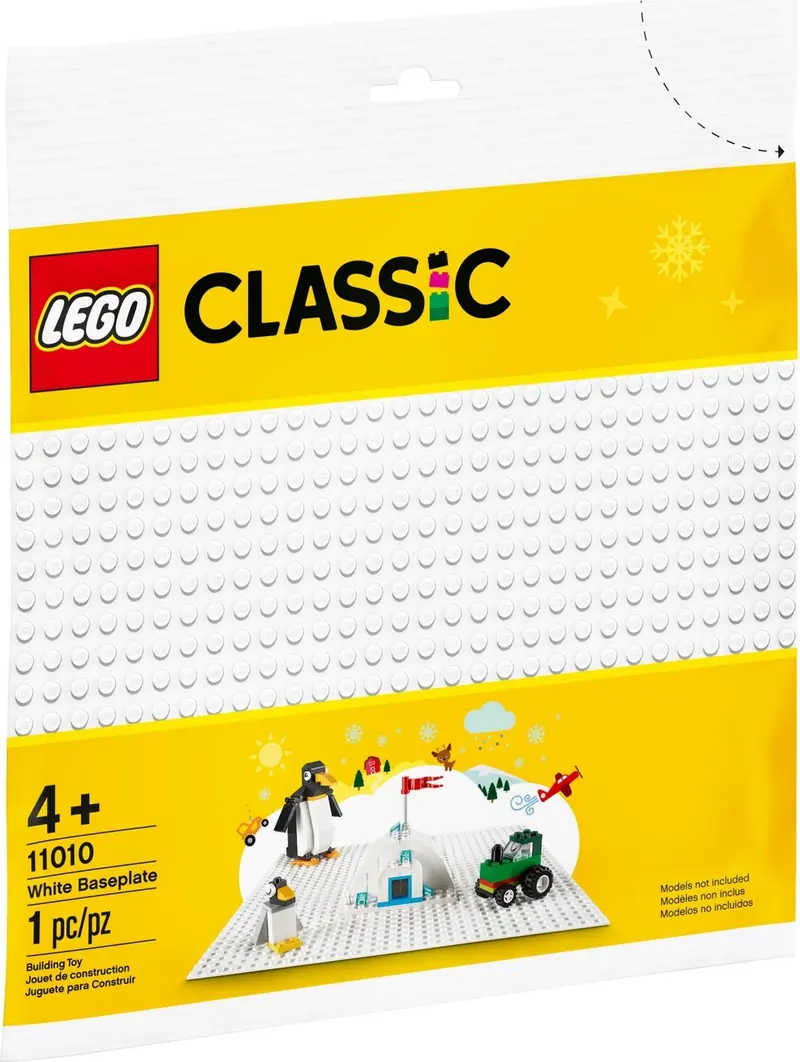 LEGO 11010 Biała płytka konstrukcyjna zdjęcie 3