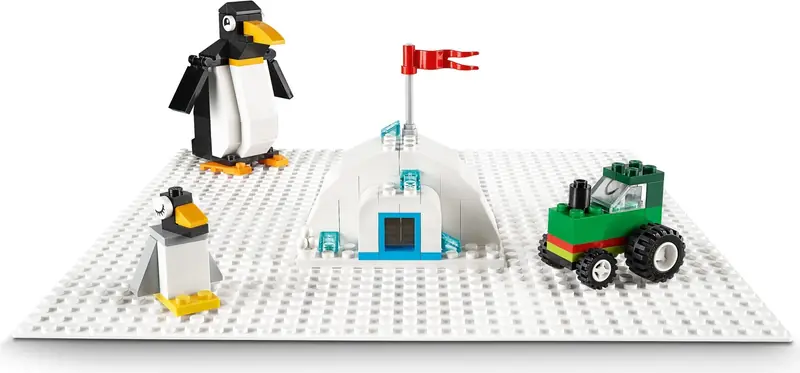 LEGO 11010 Biała płytka konstrukcyjna zdjęcie 2
