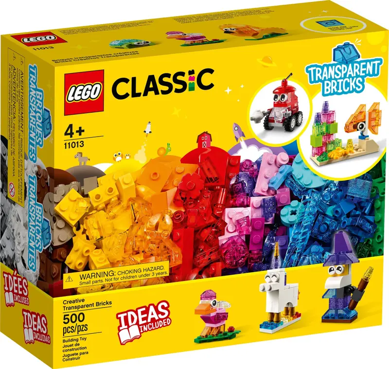 LEGO 11013 Kreatywne przezroczyste klocki zdjęcie 8