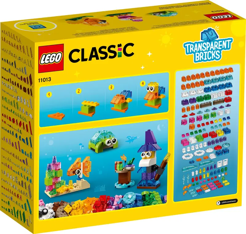 LEGO 11013 Kreatywne przezroczyste klocki zdjęcie 5