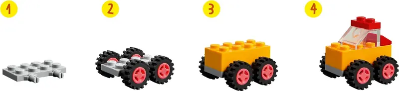 LEGO 11014 Klocki na kołach zdjęcie 8
