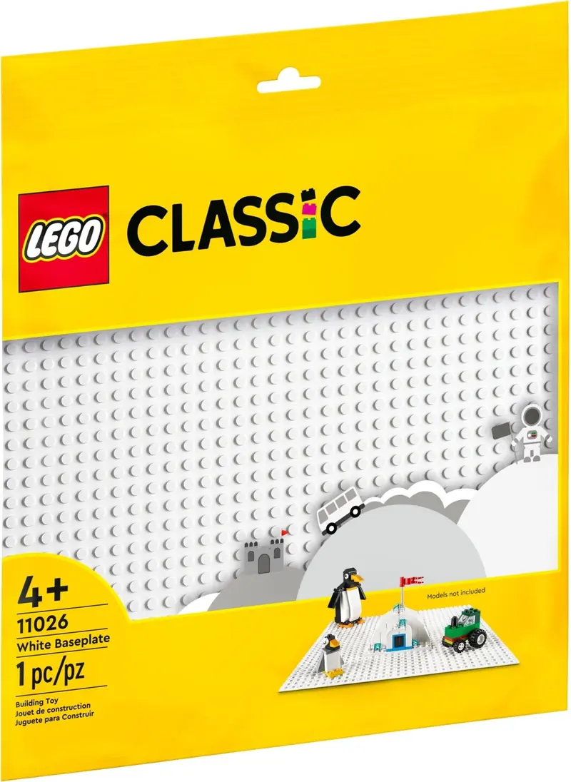 LEGO 11026 Biała płytka konstrukcyjna zdjęcie 4