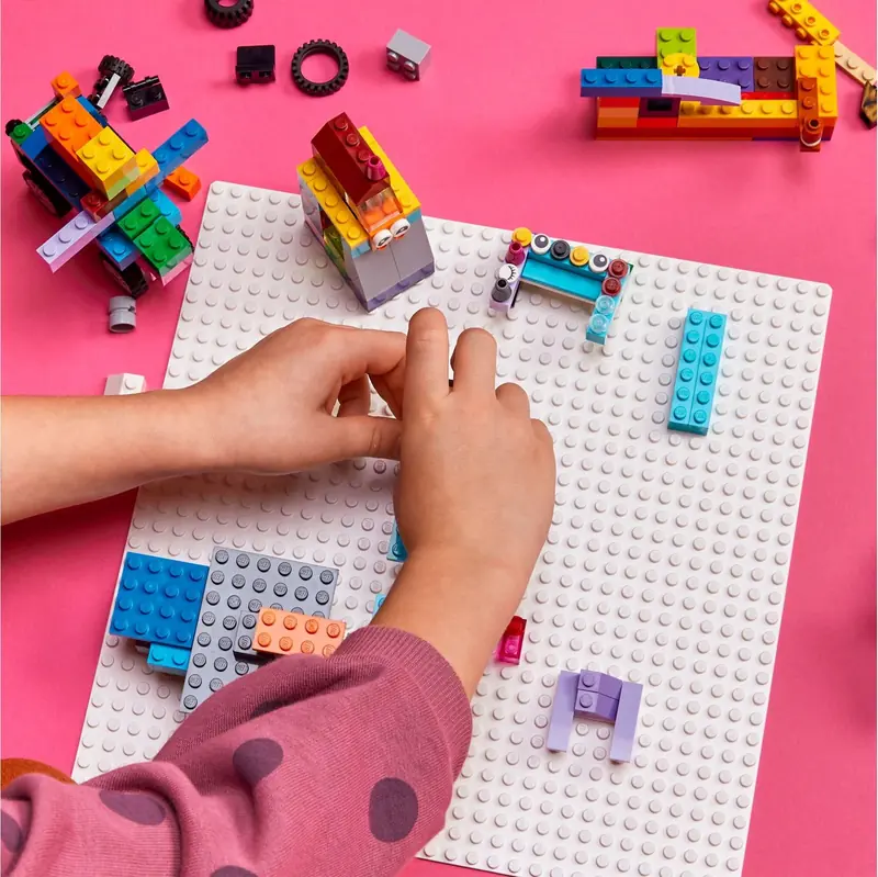 LEGO 11026 Biała płytka konstrukcyjna zdjęcie 5