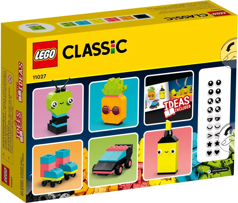 LEGO 11027 Kreatywna zabawa neonowymi kolorami zdjęcie 5