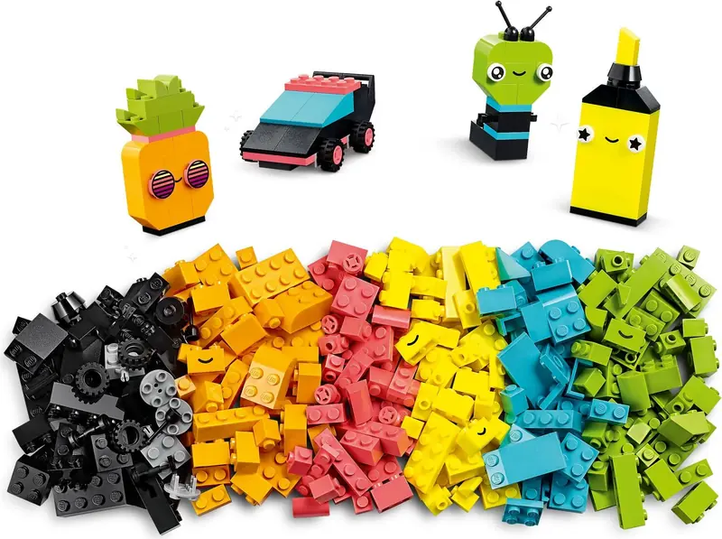 LEGO 11027 Kreatywna zabawa neonowymi kolorami zdjęcie 6