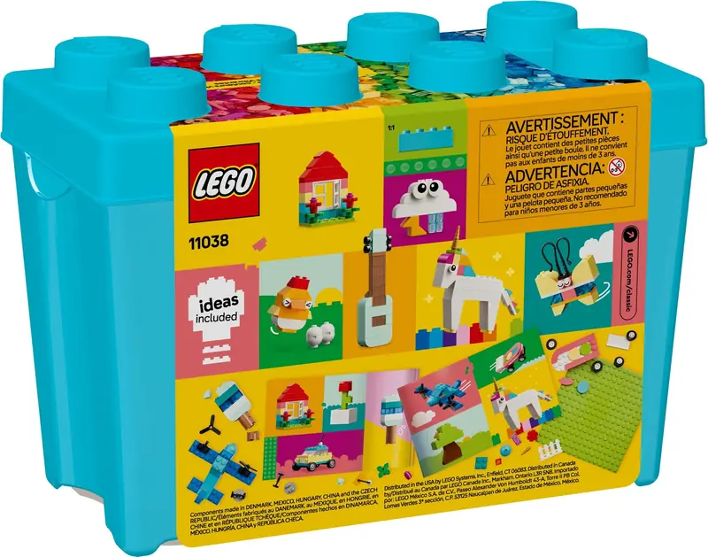 LEGO 11038 Kreatywne pudełko z kolorowymi klockami zdjęcie 3