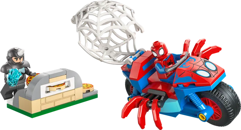 LEGO 11206 Spidey na motocyklu kontra Rhino