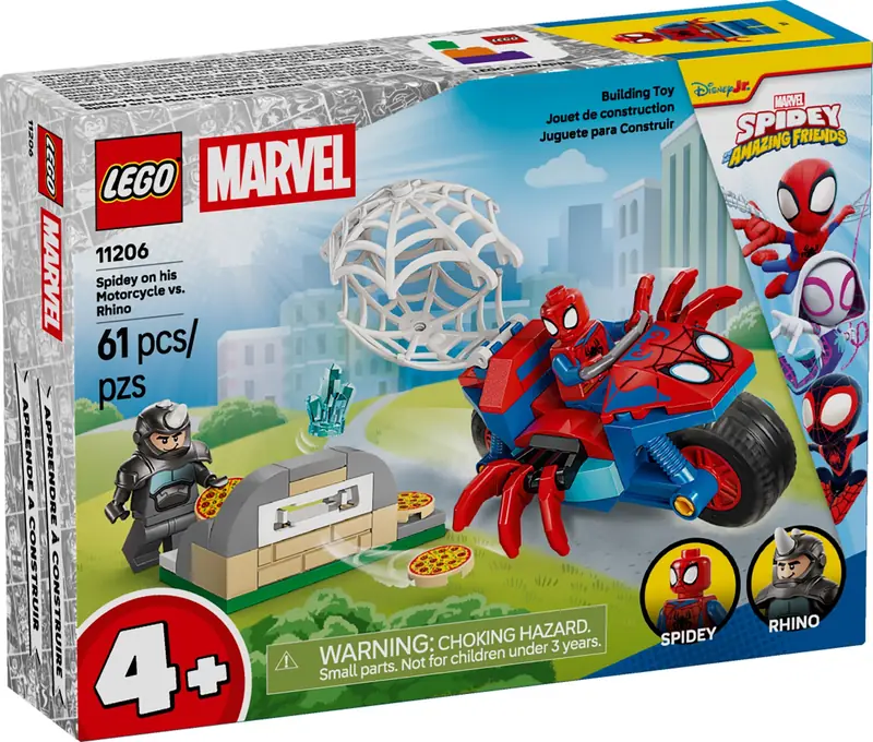 LEGO 11206 Spidey na motocyklu kontra Rhino zdjęcie 2
