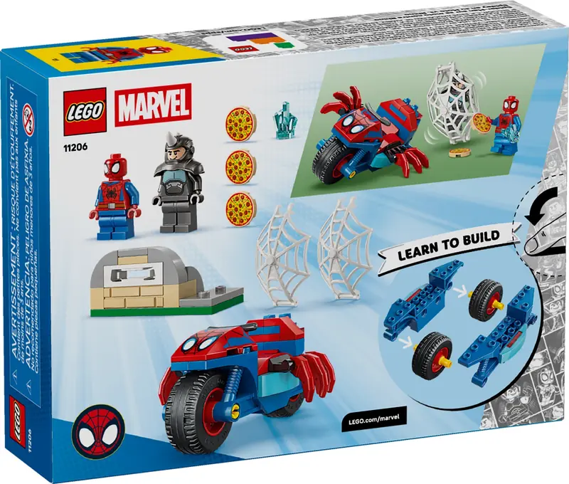 LEGO 11206 Spidey na motocyklu kontra Rhino zdjęcie 4