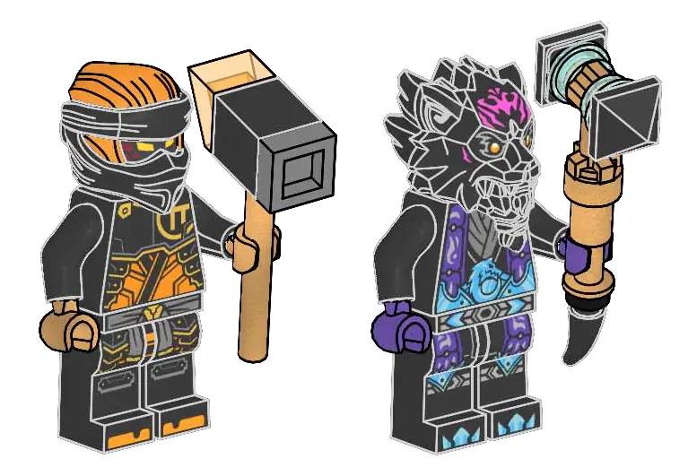 LEGO 112406 Cole vs. Lord Ras