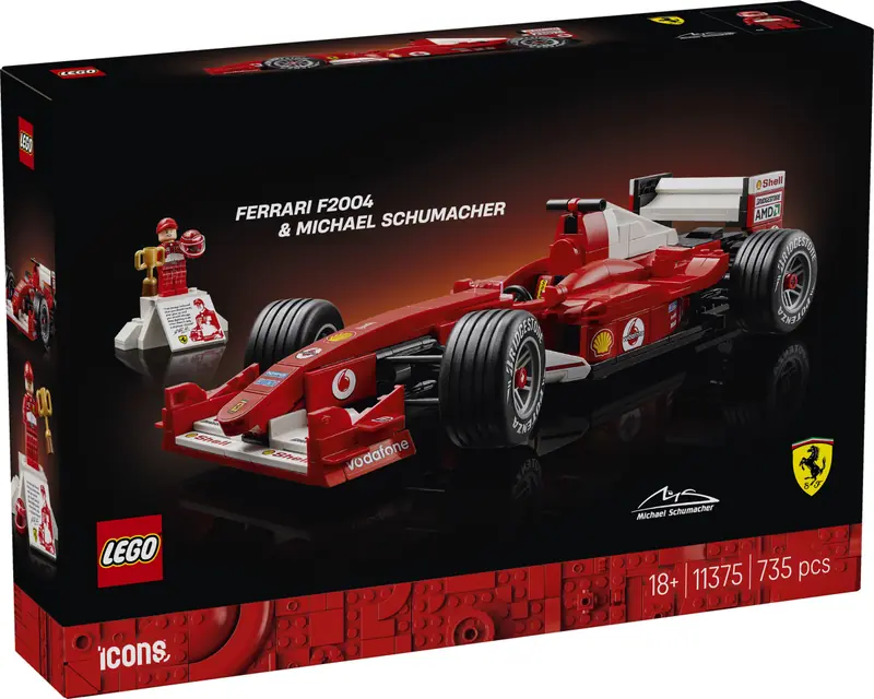 LEGO 11375 Ferrari F2004 i Michael Schumacher zdjęcie 8