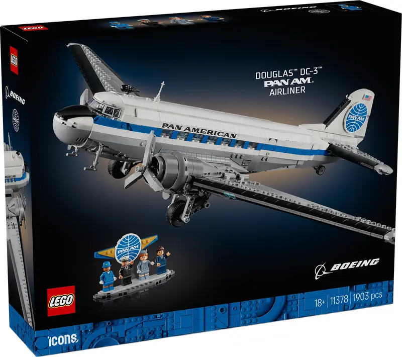 LEGO 11378 Samolot pasażerski Douglas DC-3 PAN AM zdjęcie 2