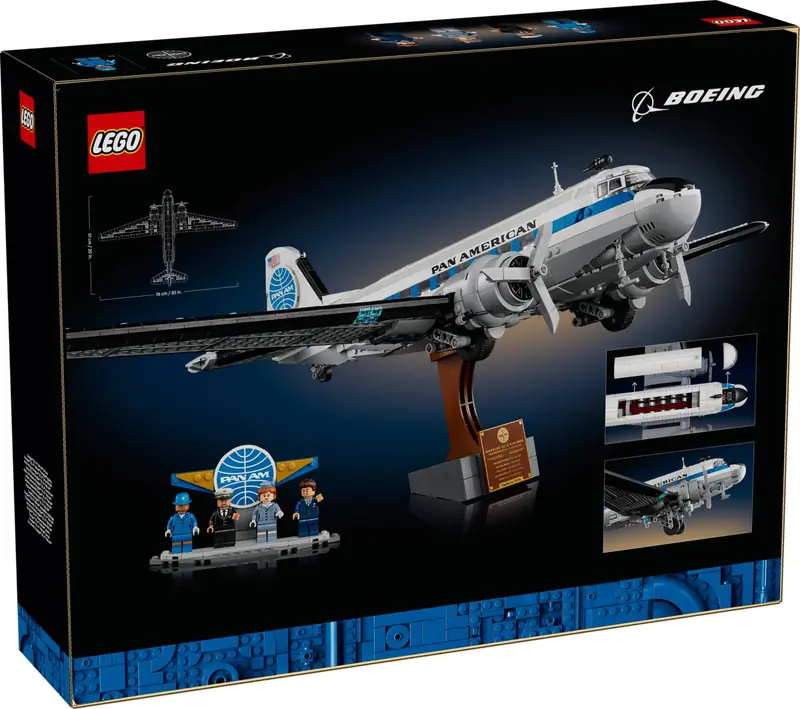 LEGO 11378 Samolot pasażerski Douglas DC-3 PAN AM zdjęcie 3